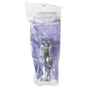 4" STEEL PULL CHROME