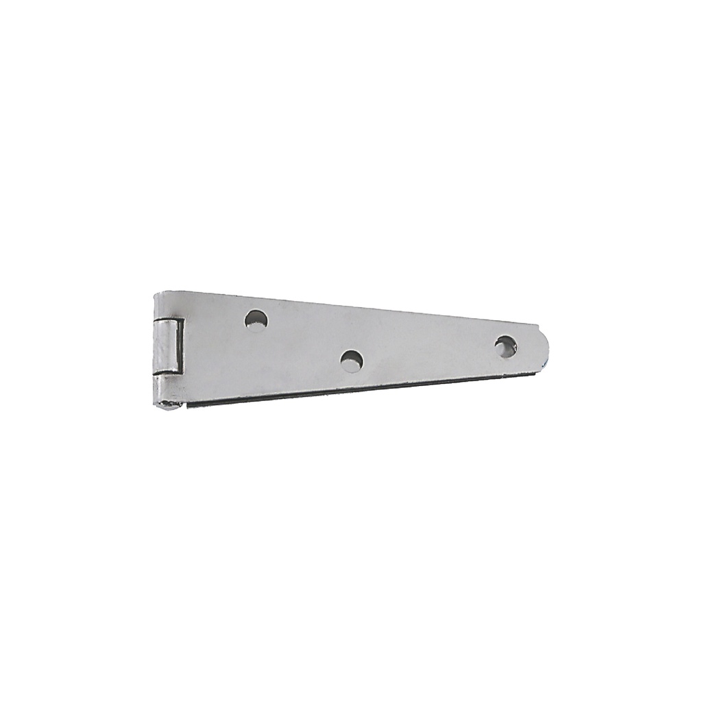 10" NICKEL-PLATED STRAP HINGE