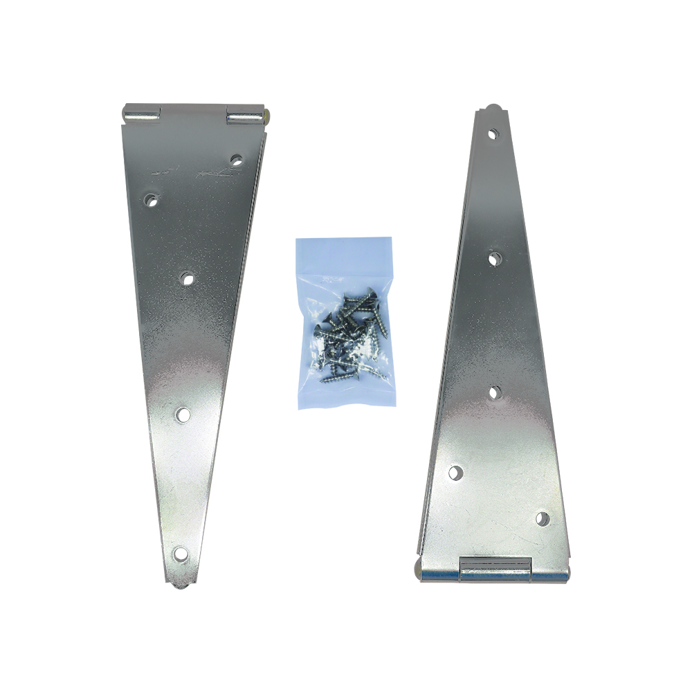 12" NICKEL-PLATED STRAP HINGE