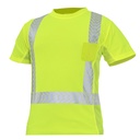GE HI-VIS W/REFLECTIVE SHORT SLEEVE SHIRT SMALL