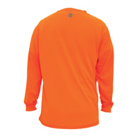  GE HIGH VISIBILTY LONG SLEEVE SHIRT MEDIUM (ORANGE) 