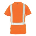 GE HI-VIS OR & BK W/REFLECTIVE SHORT SLEEVE SHIRT MEDIUM 