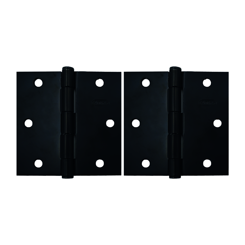 3 1/2" X 3 1/2" SQUARE HINGE (BLACK)