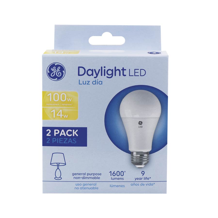 GE LED BULB 14W (2PK)