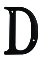 BLACK HOUSE LETTER "D" 
