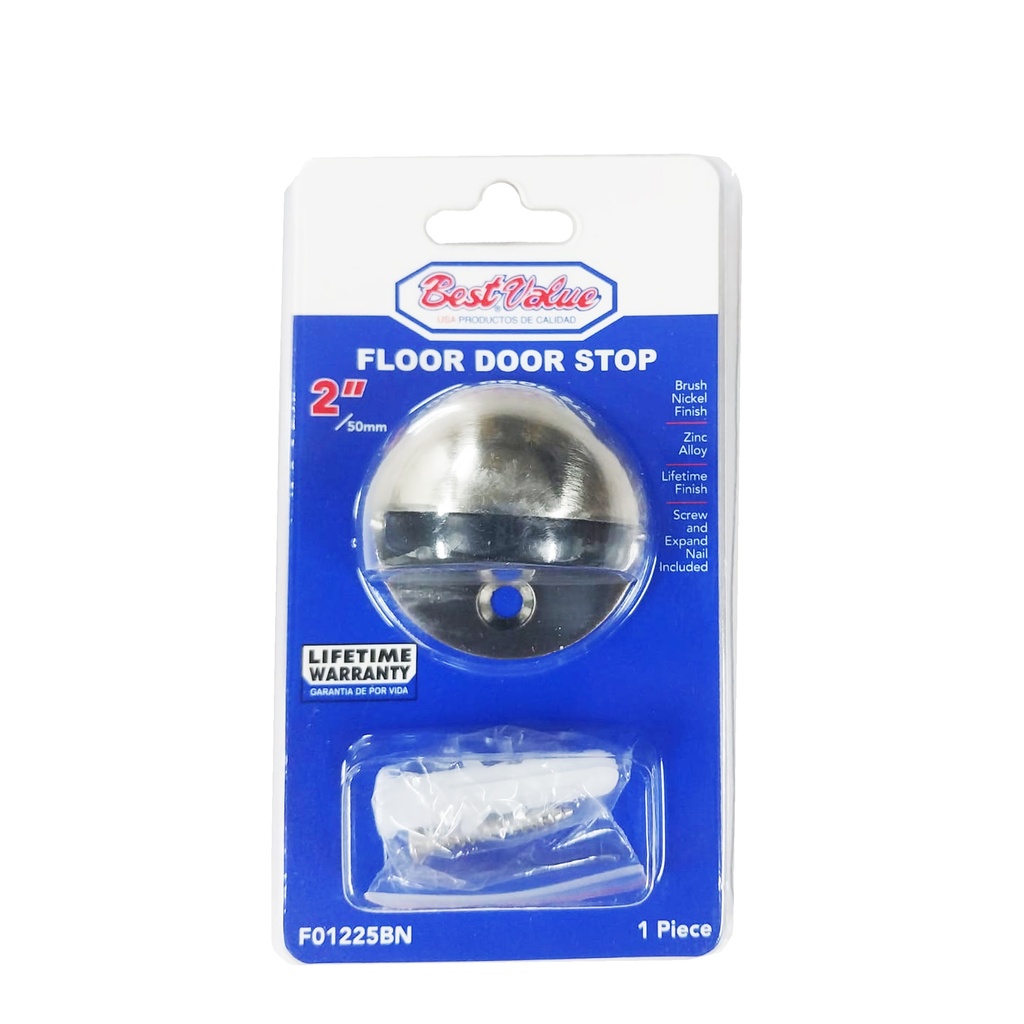 FLOOR DOOR STOPS NICKEL