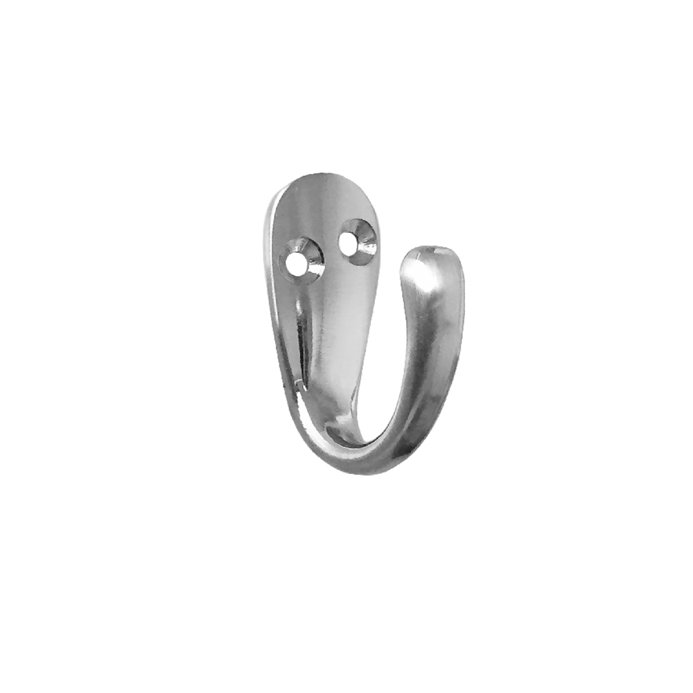 SINGLE METAL HOOK CHROME PLATED