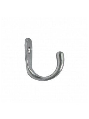 SINGLE METAL HOOK SATIN NICKEL