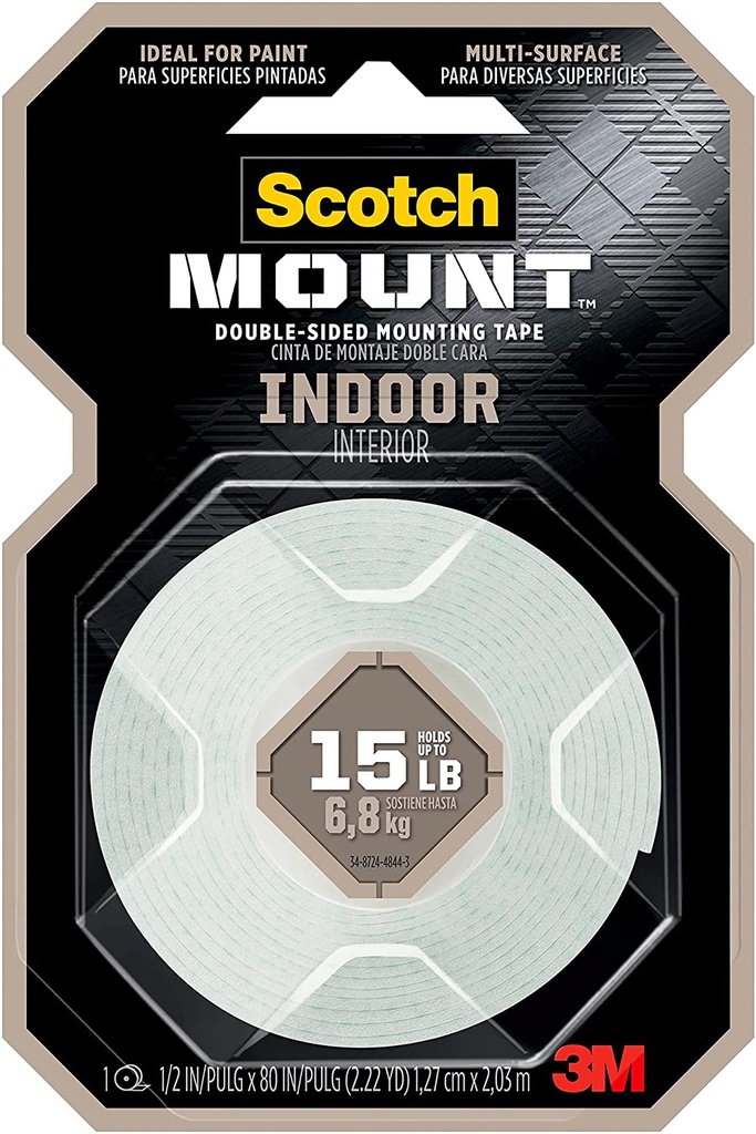 #110H 1/2" 3M MOUNTING TAPE