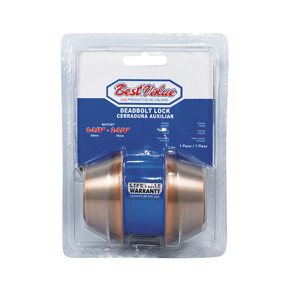 DOUBLE CYLINDER DEADBOLT LOCK AC