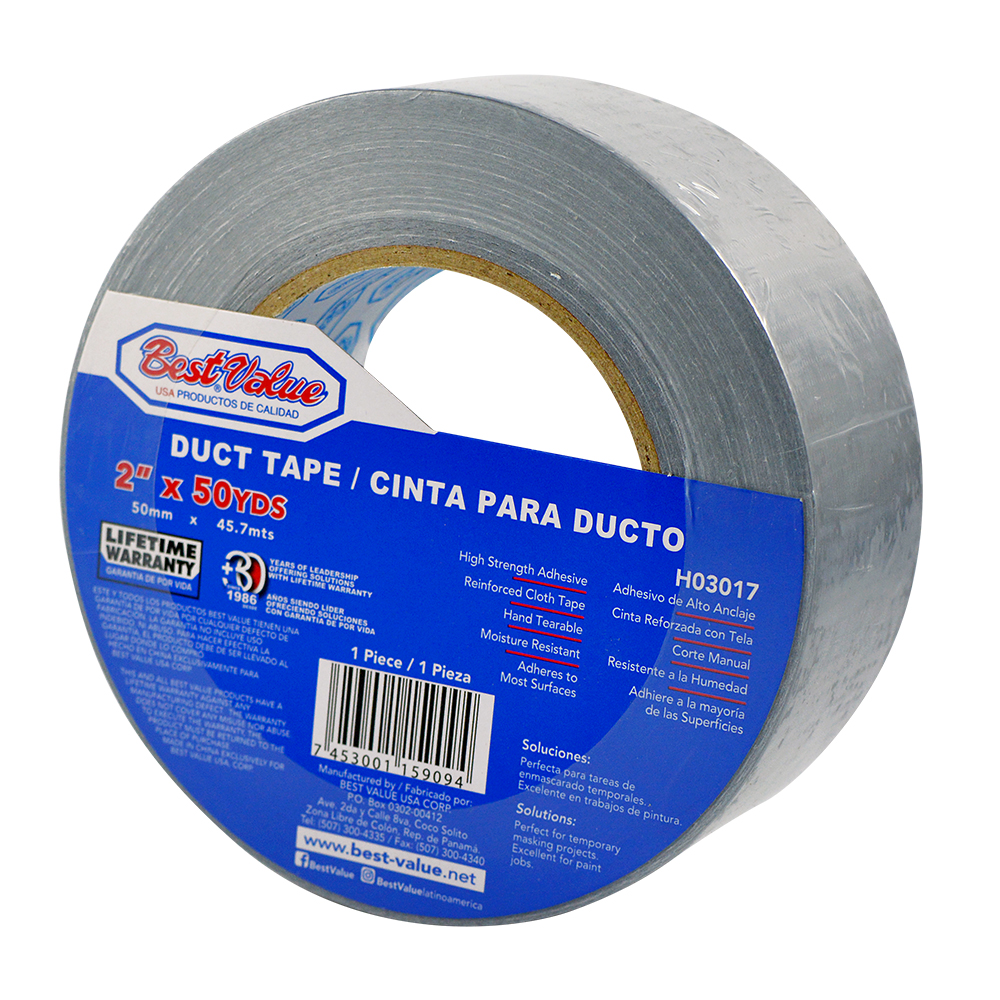 2" x 50yds DUCT TAPE
