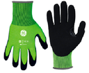 GE 13 GAUGE HI-VIS SANDY NITRILE GLOVE LARGE