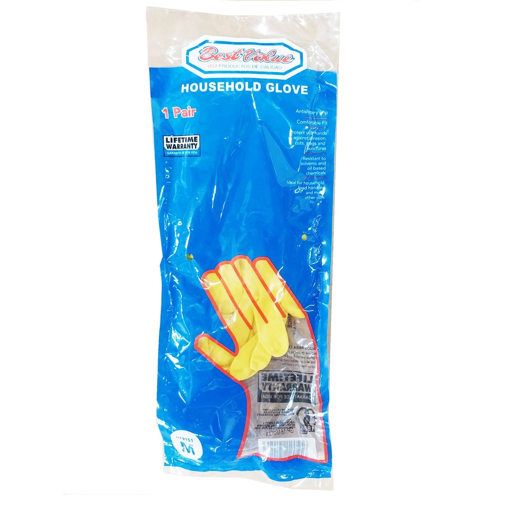 LATEX GLOVES (MEDIUM)
