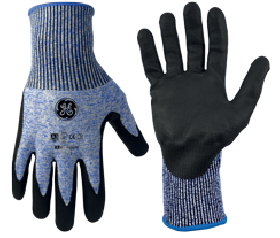 GE 13 GAUGE MICRO FOAM NITRILE A3 GLOVE MED.