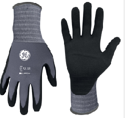 GE 15 GAUGE MICRO FOAM NITRILE GLOVE MEDIUM