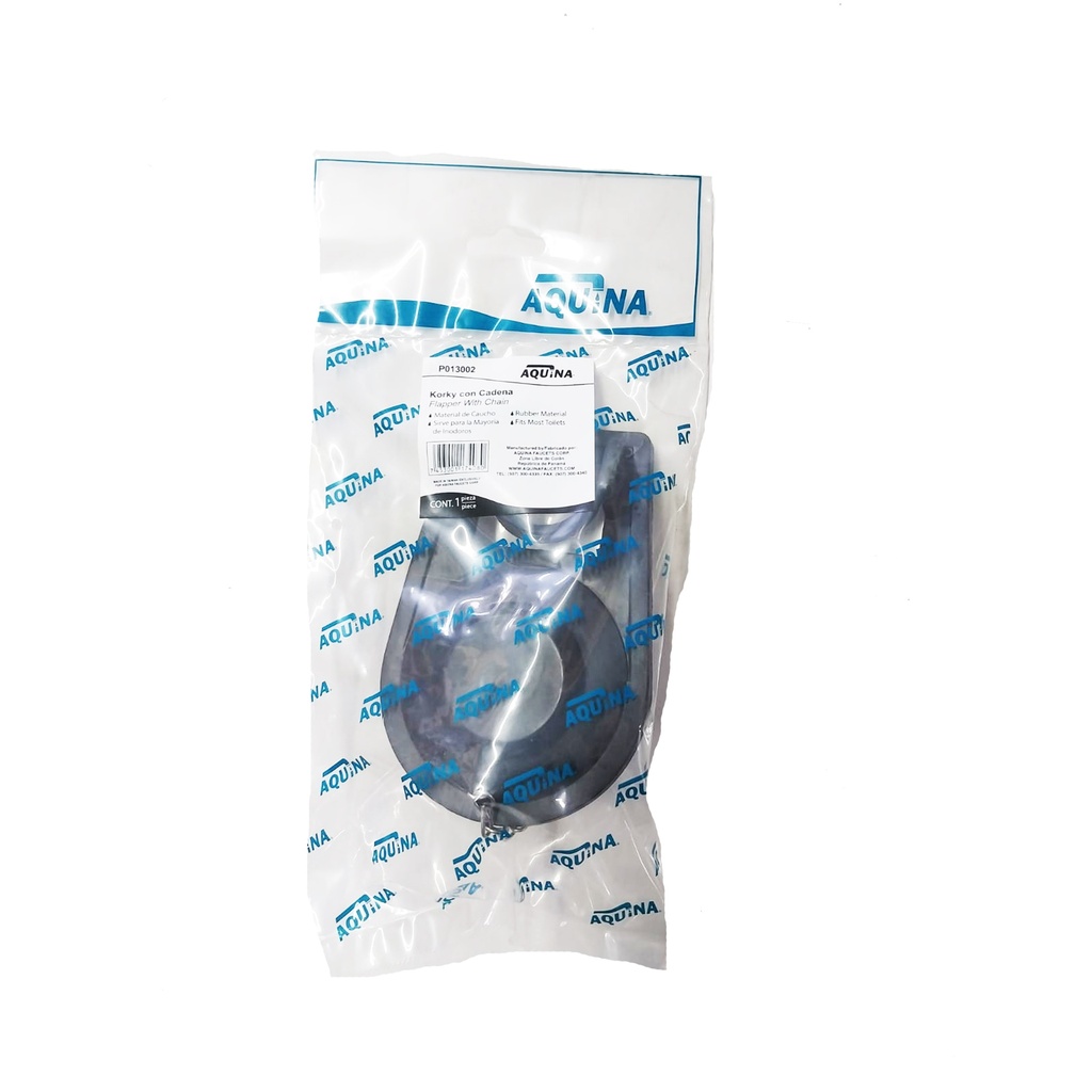 TOILET BOWL FLAPPER W/CHAIN