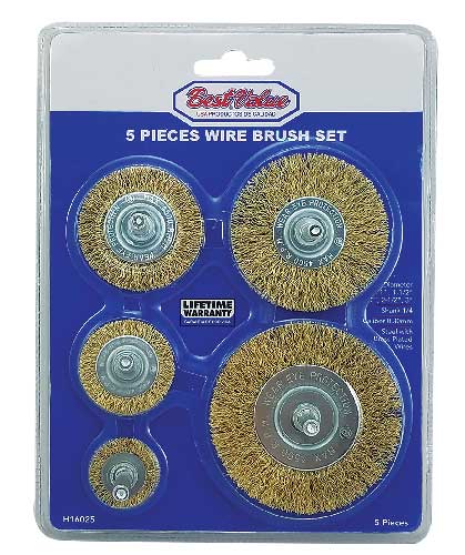 5PC WIRE BRUSH SET