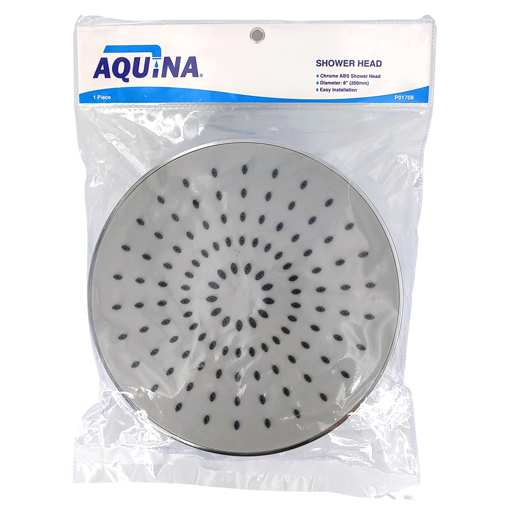 8" AQUINA SHOWER HEAD (ROUND)