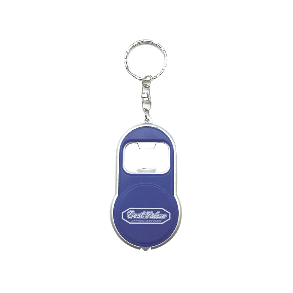 BEST VALUE LED KEY RING WITH BOTTLE OPENER
