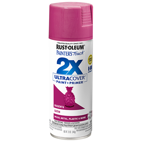 SATIN MAGENTA SPRAY PAINT RUST-OLEUM