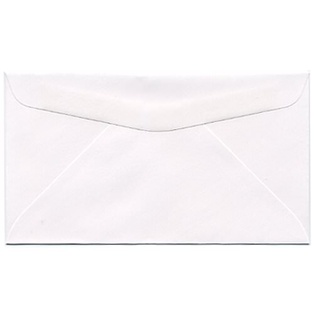 3 5/8 x 6 1/2 WHITE ENVELOPE