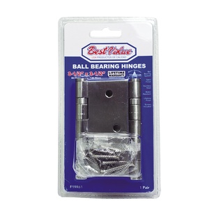 3 1/2" x 3 1/2" BALL BEARING HINGE (STEEL)