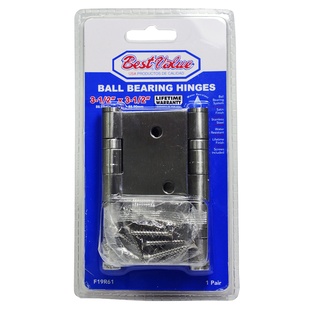 4" x 4" BALL BEARING HINGE (STEEL)