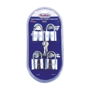 50mm MASTER KEY PADLOCK SET (4PC)