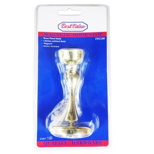 MAGNETIC DOORSTOP BRASS