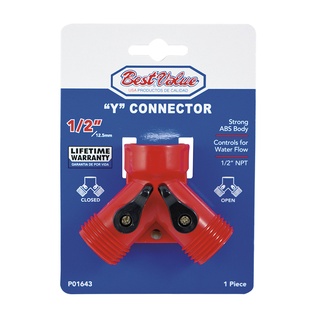 "Y" HOSE CONNECTOR (PLASTIC)