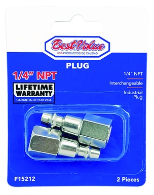 1/4" FEMALE INTERCHANGEABLE PLUG (2PCS)