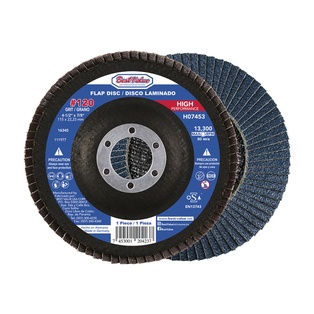 4 1/2" 120GR ABRASIVE FLAP DISC