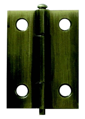 2 1/2" NARROW ANTIQUE BRASS HINGE