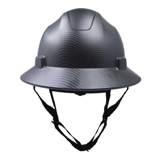 GE FULL BRIM HARD HAT CARBON FIBER GRAY
