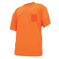 GE HIGH VISIBILTY SHORT SLEEVE SHIRT MEDIUM (ORANGE)